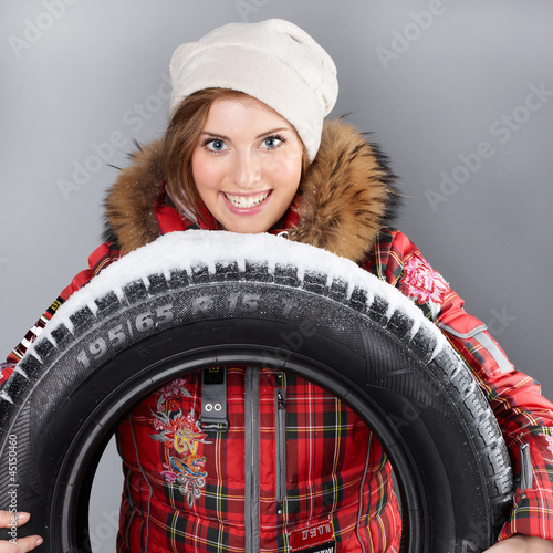 Change of tyres is realy important in winter for the safety photo