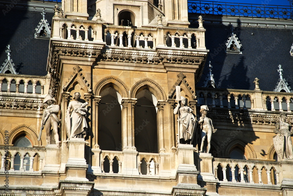 Detail of the Rathaus, Vienna