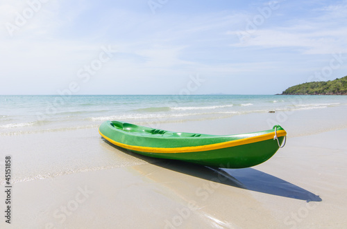 Kayak on the beach. © sorapop