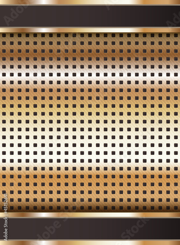 Background template, copper metallic texture