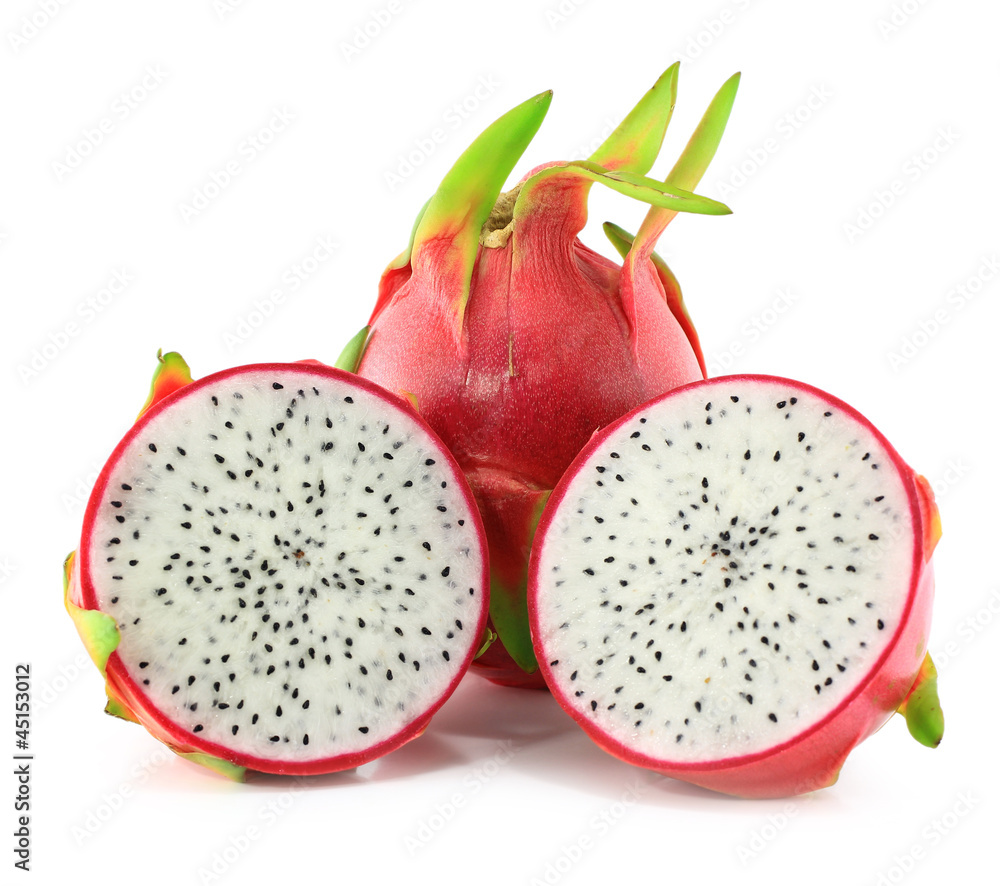 Dragon fruit isolated on white background Dragon fruit isolated on white background
