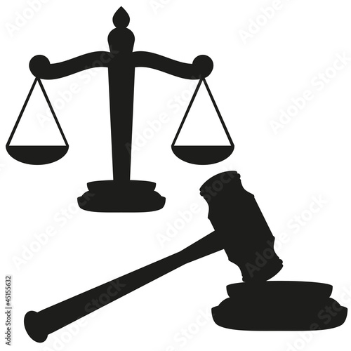 gavel and scales