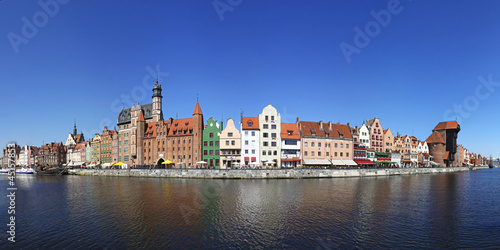 Panoramic view of City of Gdansk (Danzig), Poland #45157853