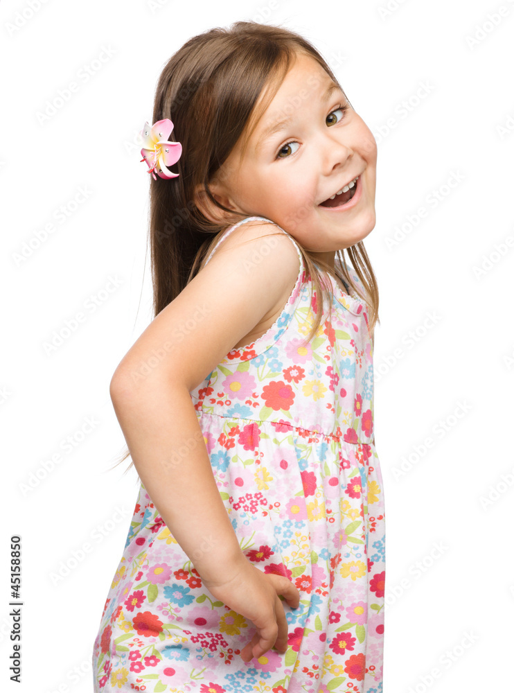 Portrait of a cute little girl Portrait of a cute little girl