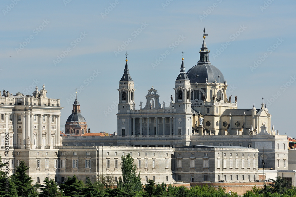 Naklejka premium Catedral de la Almudena, Madrid