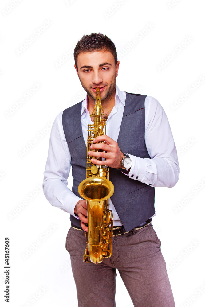 Fototapeta premium A gentle musician