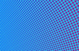 Vector abstraction. Twisted blue sheet with holes
