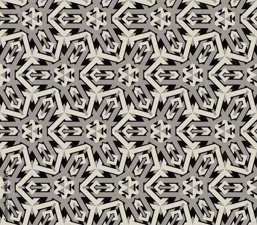 ethnic modern geometric seamless pattern ornament background