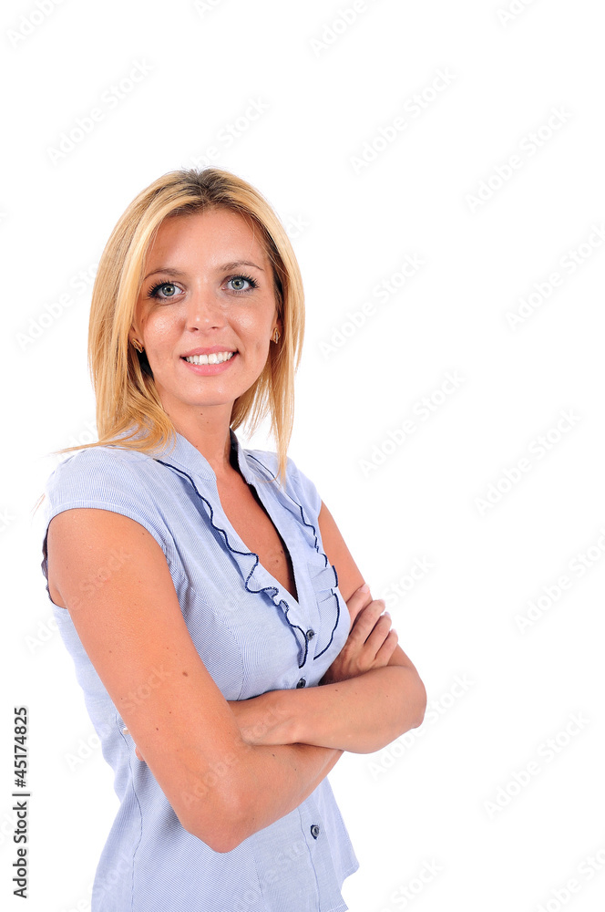 Isolated Business Woman Isolated Business Woman