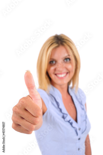 Wallpaper Mural Isolated Business Woman Torontodigital.ca