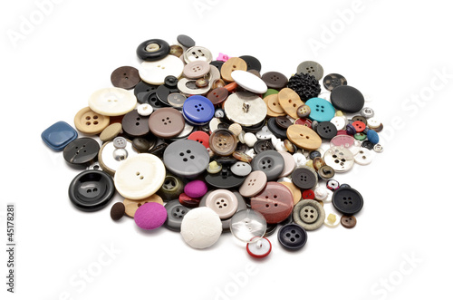lot of sewing buttons