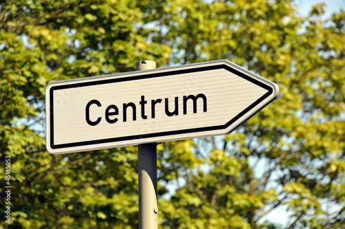 Centrum, Schild, Wegweiser, Zentrum, Mitte, Innenstadt, Hamburg