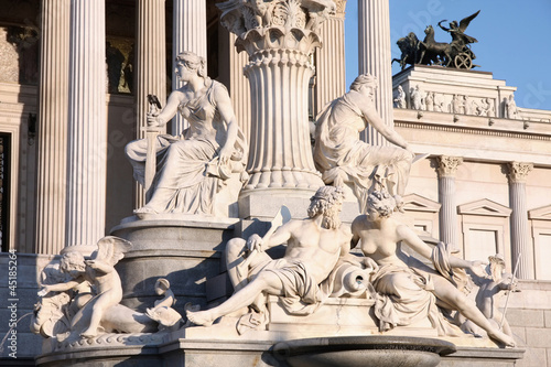 Austrian Parliament in Vienna  Austria