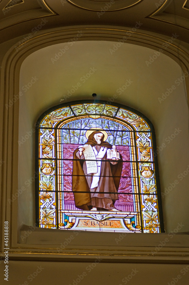 St basil, stained glass