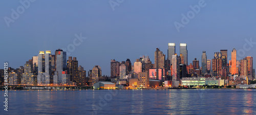 New York City Manhattan over Hudson River