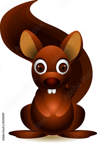 cute squirrel cartoon