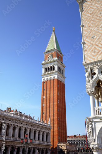 St Mark s Campanile in Venice, Italy photo