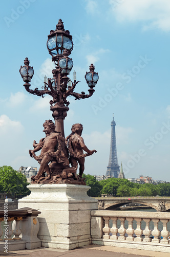 Pont Alexandre Bridge with the Eiffel Tower, Paris © fazon
