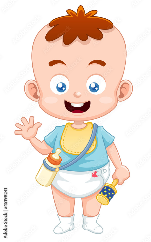 Illustration of Cute baby vector Illustration of Cute baby vector