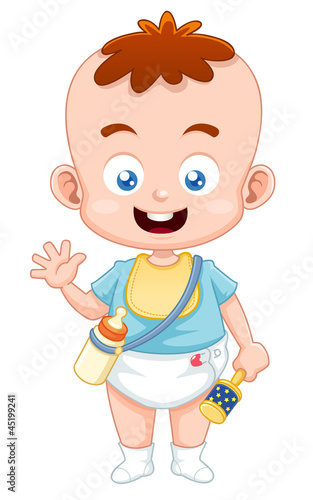 Illustration of Cute baby vector