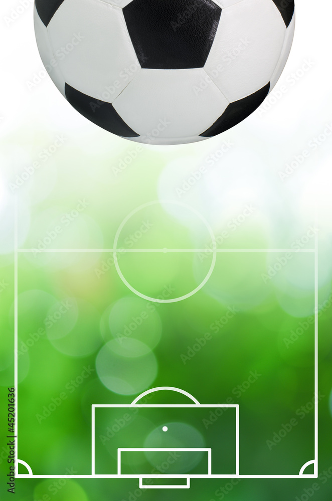 Naklejka premium soccer ball