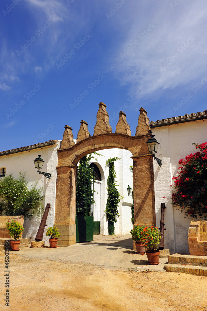 Cortijo andaluz, hacienda, bodega Stock Photo | Adobe Stock