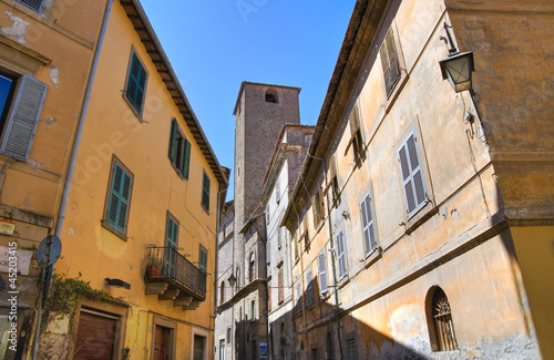 Alleyway. Viterbo. Lazio. Italy.