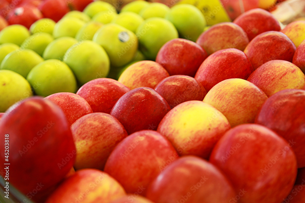 Äpfel auf dem Markt Äpfel auf dem Markt