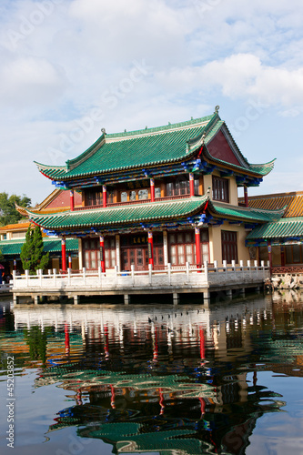historic building by the lake,kunming,yunnan ,china