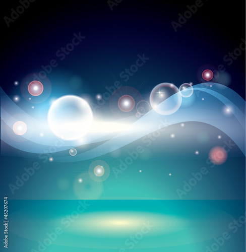 Abstract Underwater Background