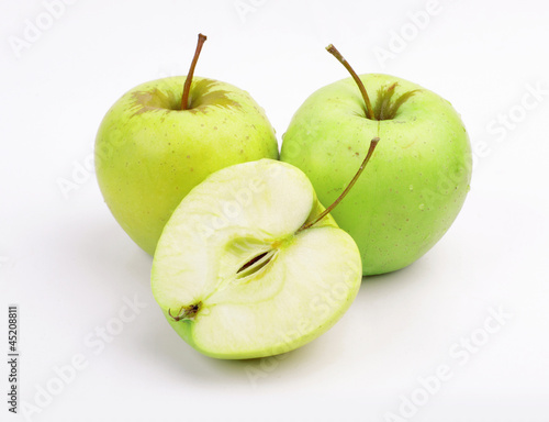 apples green cut