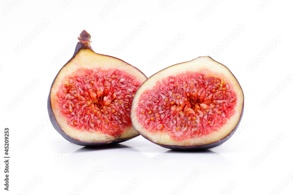 figs isolated on white background figs isolated on white background