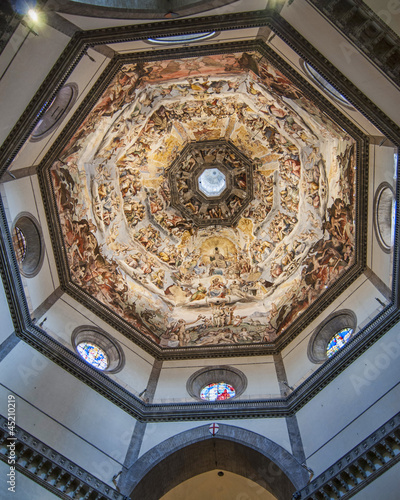 Brunelleschi's Dome in the Duomo at Florence photo