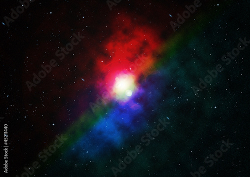 Fototapeta Naklejka Na Ścianę i Meble -  space nebula