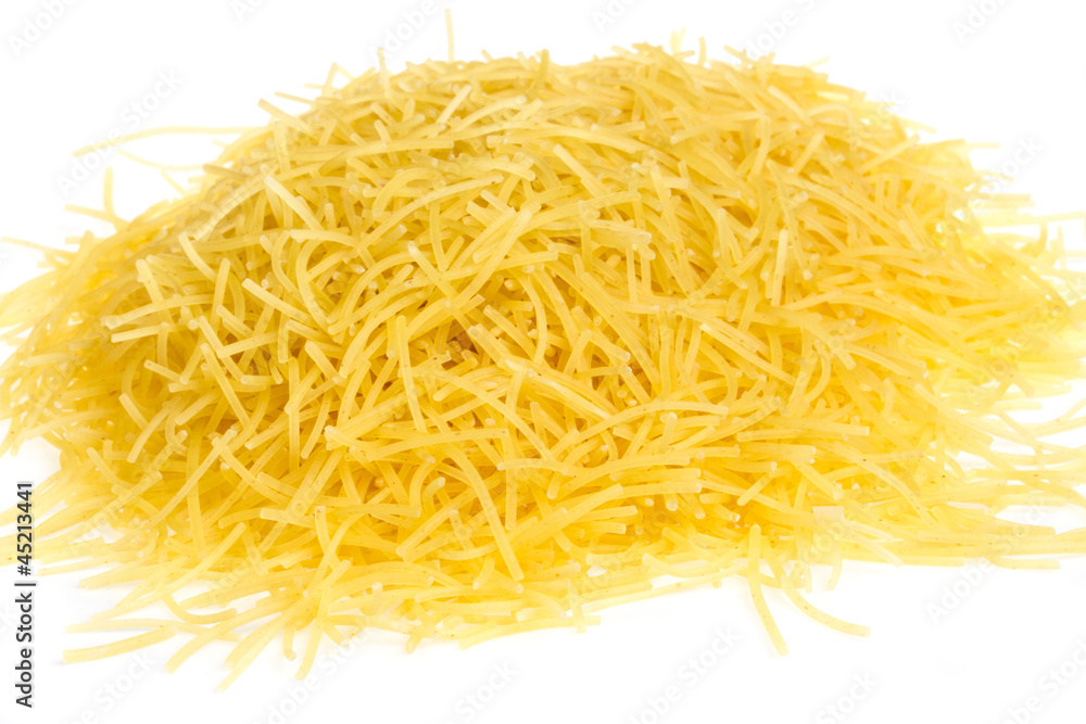 italian pasta (macaroni) isolated on white background italian pasta (macaroni) isolated on white background