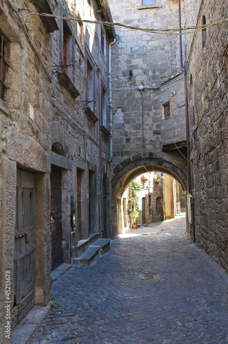 Alleyway. Viterbo. Lazio. Italy.