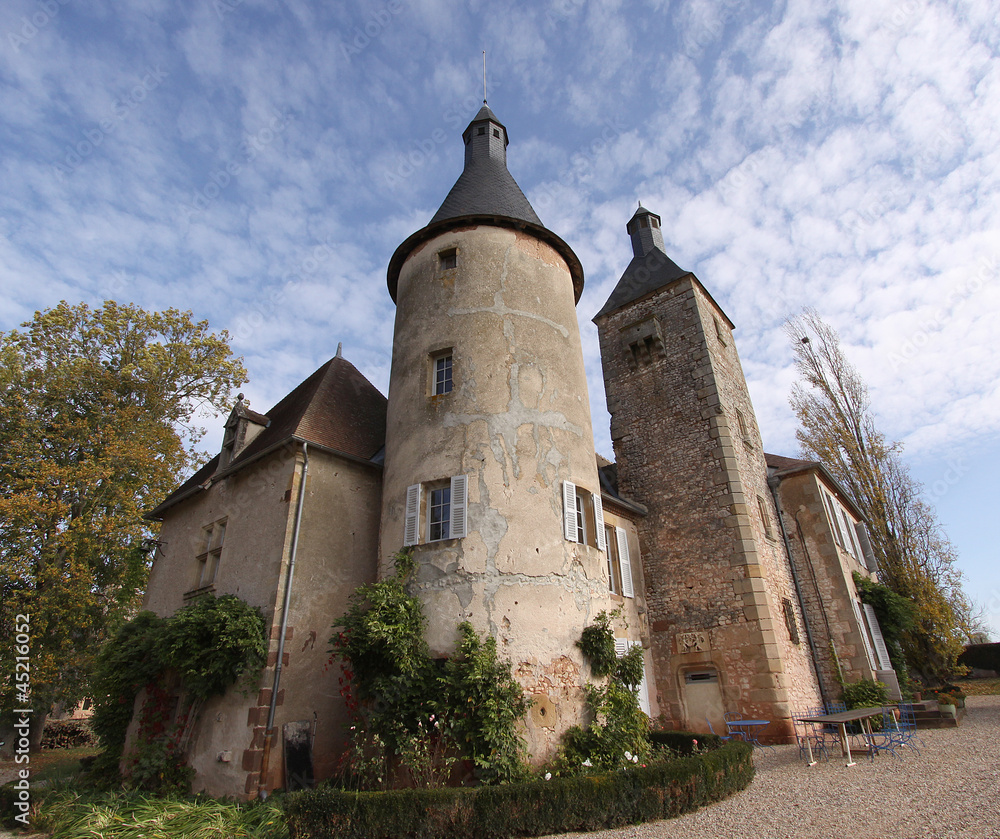 Chateau de Clusors, allier, france