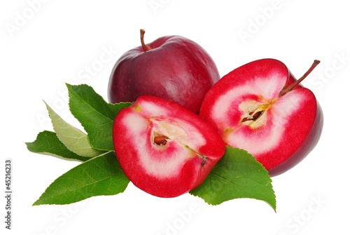 Apfel rot freigestellt - apple red isolated 01 photo