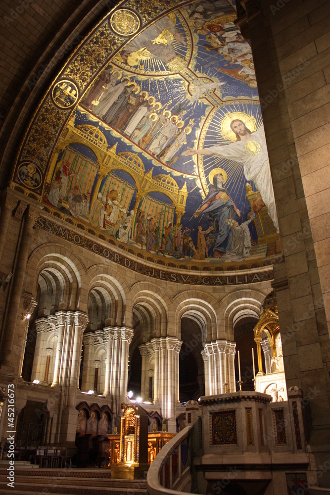 Basilique du Sacre-Coeur, Monmartre in Paris