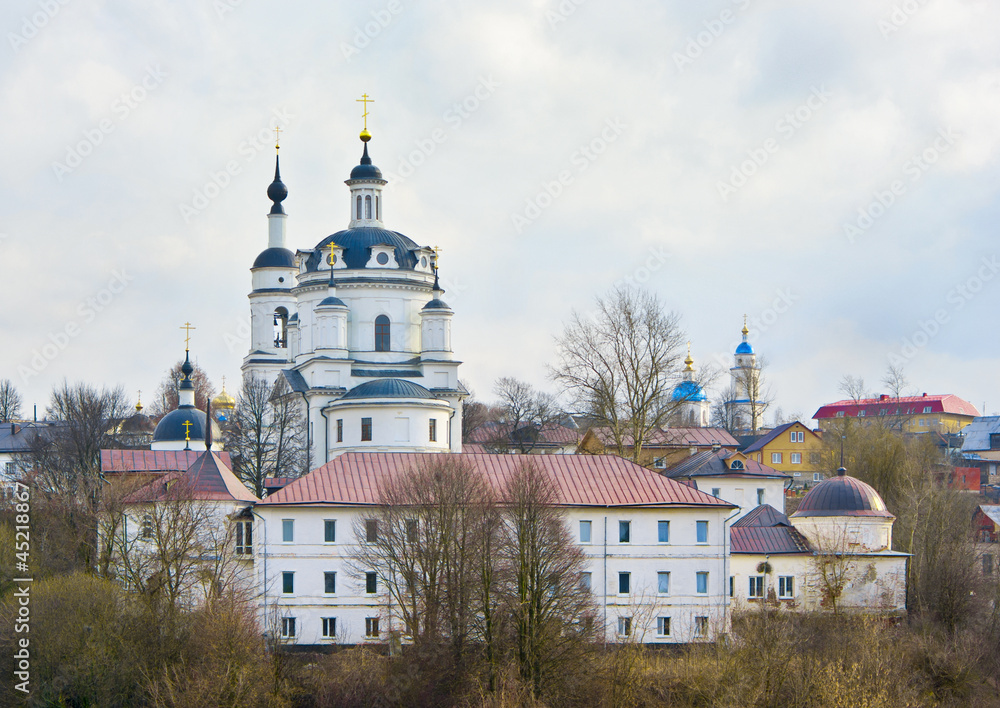Convent in Malojaroslavets. Kaluga region. Russia Convent in Malojaroslavets. Kaluga region. Russia
