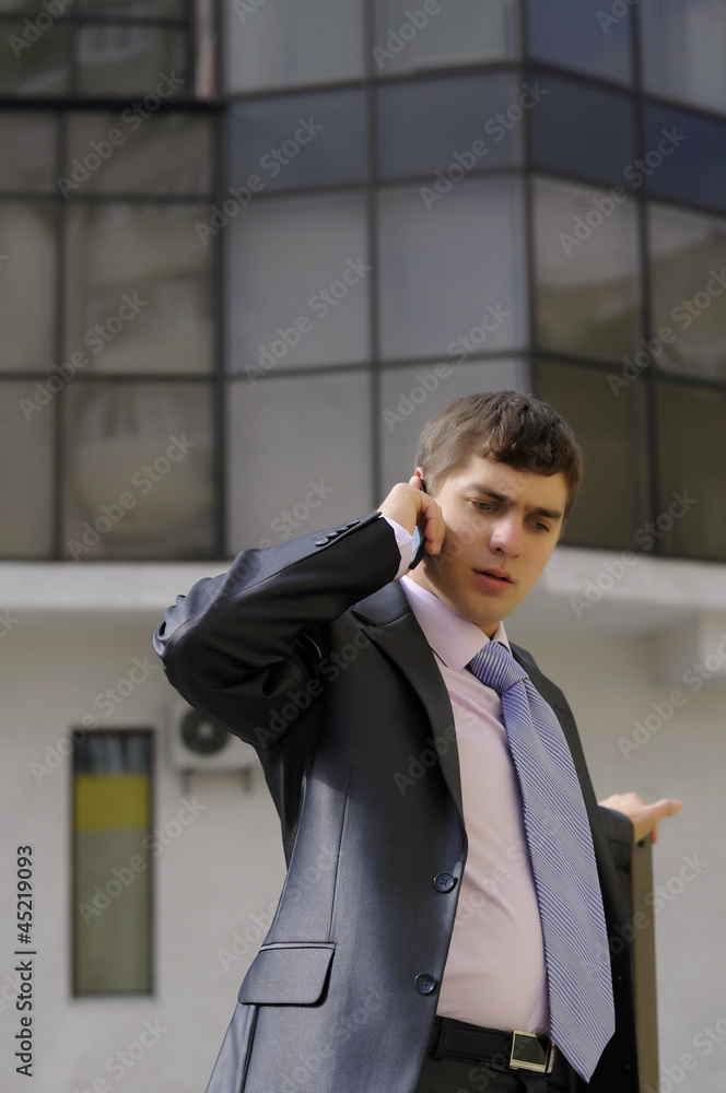 businessman talking on the phone businessman talking on the phone