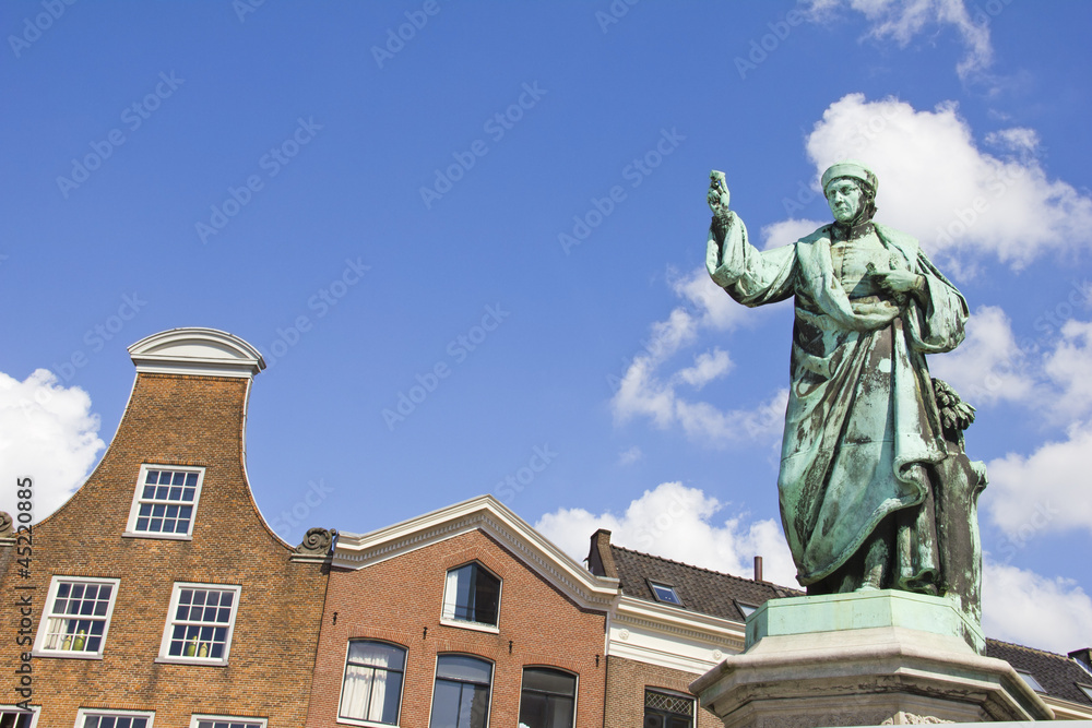 Laurens Janszoon Coster's statue, Haarlem, Holland