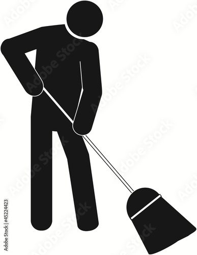 barrendero barriendo