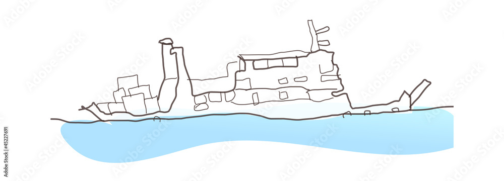 Obraz premium icon ship