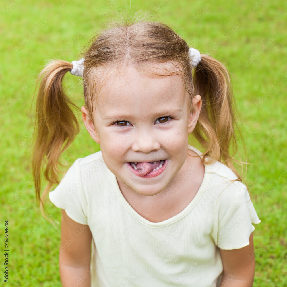Portrait of happy child Portrait of happy child