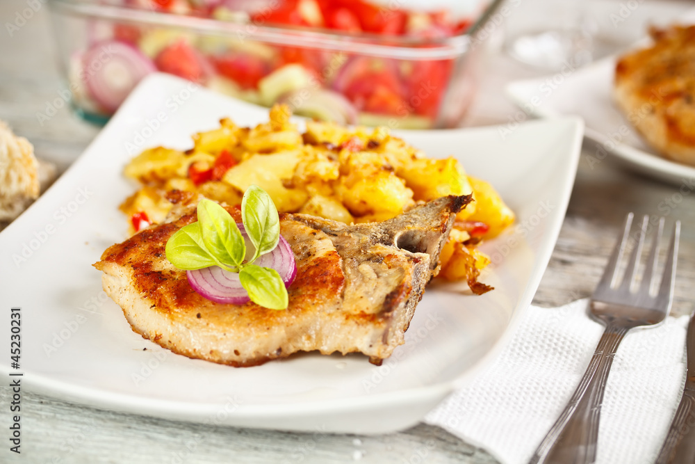 Grilled pork chops Grilled pork chops