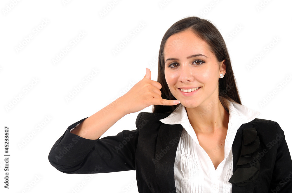 Isolated Business Woman Isolated Business Woman