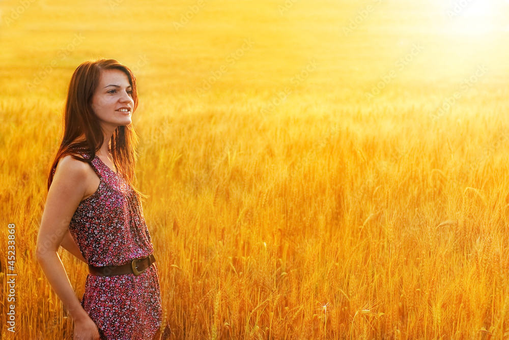girl in wheat field girl in wheat field