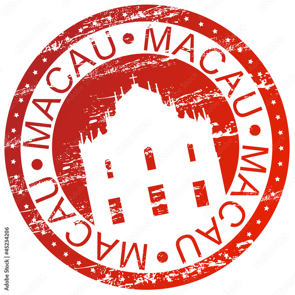 Carimbo - Macau, ruínas de São Paulo Carimbo - Macau, ruínas de São Paulo