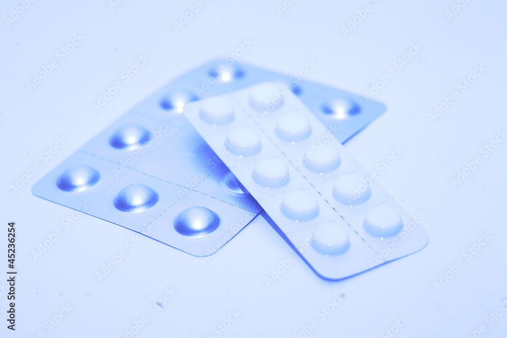 medicaments toned in blue pic medicaments toned in blue pic